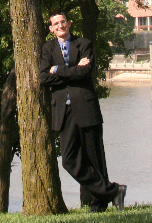Steven Anderson standing outdoors